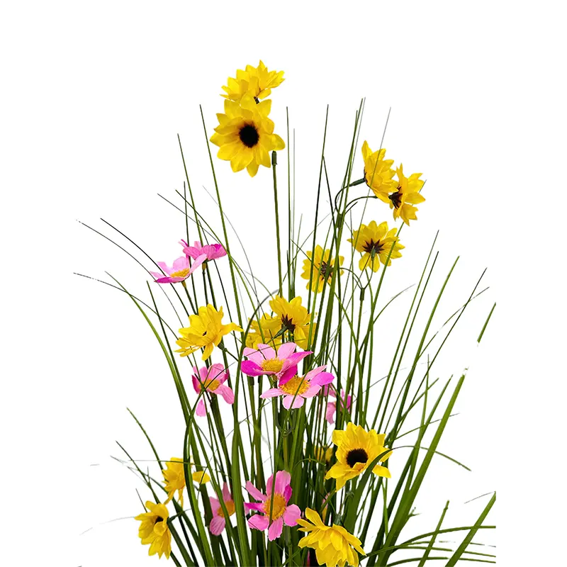 Small chrysanthemum grass pot